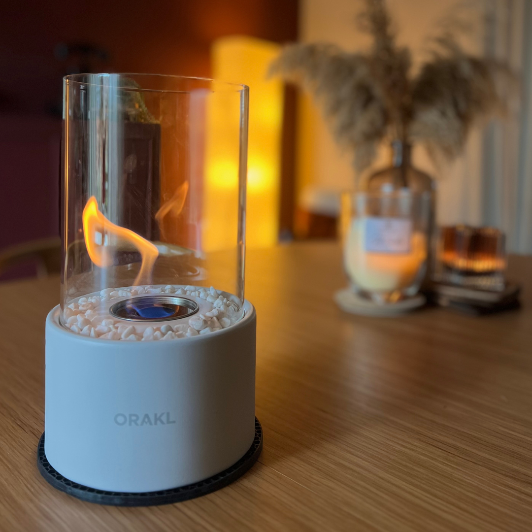 Ronde Tafelhaard Cinder - Wit
