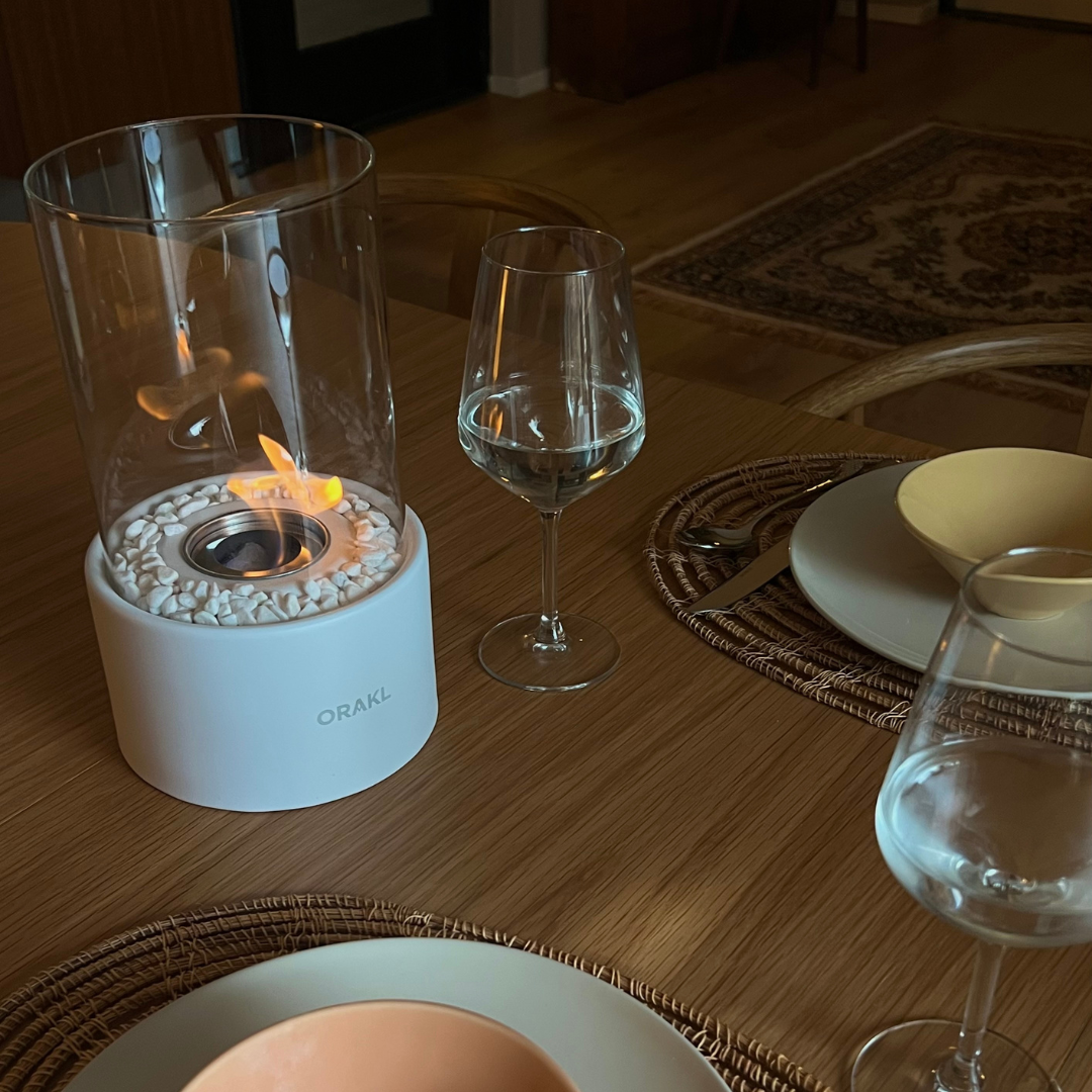 Ronde Tafelhaard Cinder - Wit