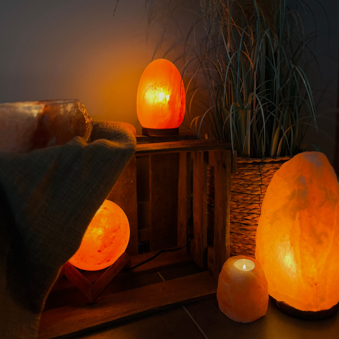 Dimbare Himalaya zoutlamp Eglo - 3-4 KG