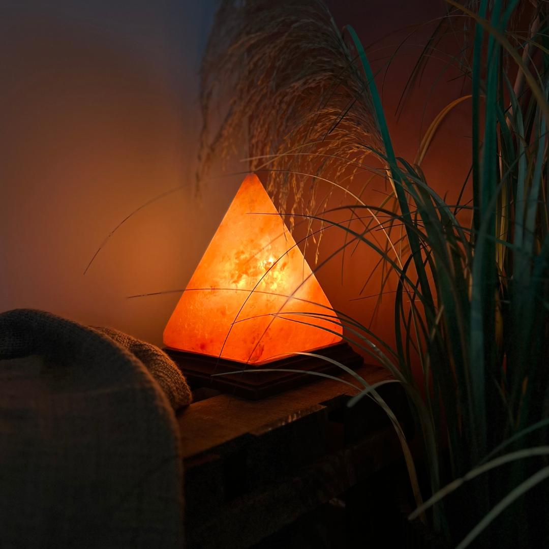 Dimbare Himalaya zoutlamp Giza - 3-4 KG