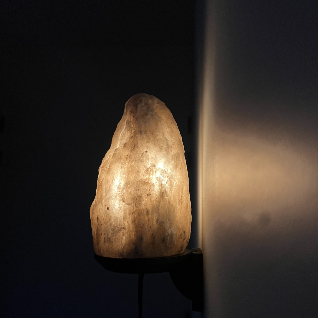 Dimbare Himalaya wandlamp Ari - Grijs
