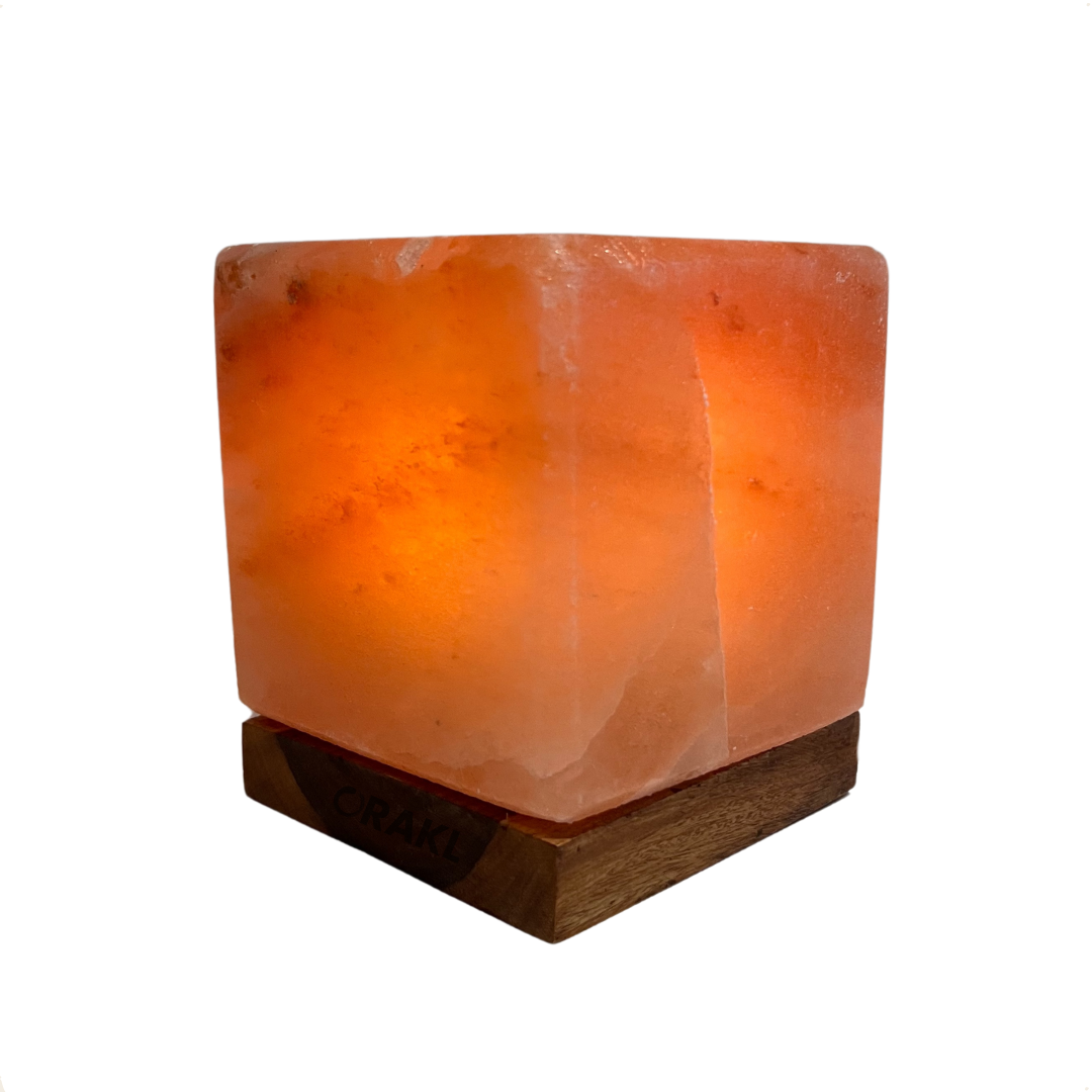 Dimbare Himalaya zoutlamp Cube - 3-4 KG