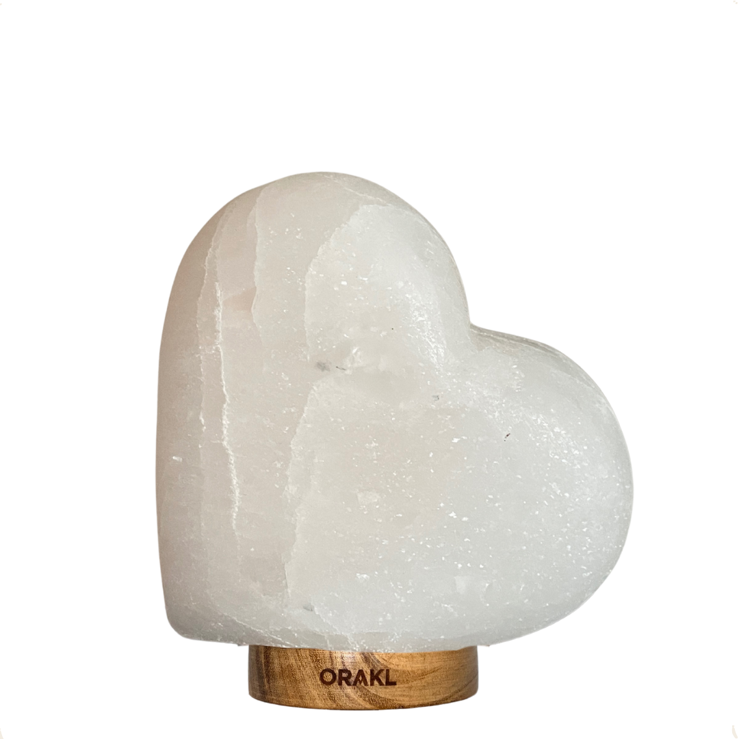 Lampe de sel de l'Himalaya à intensité variable Julia White - 3-4 kg