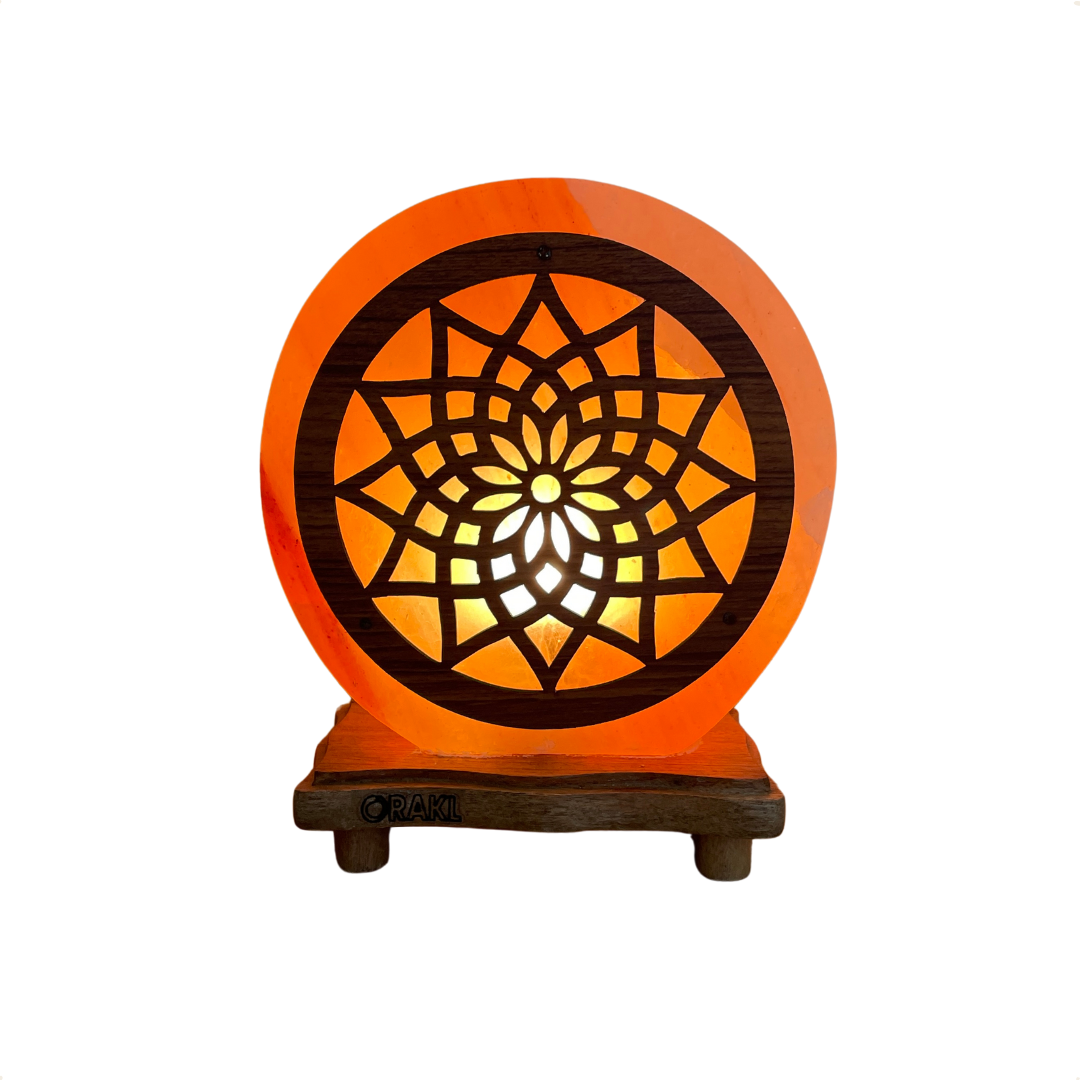 Dimbare Himalaya zoutlamp Omara - 3-4 KG