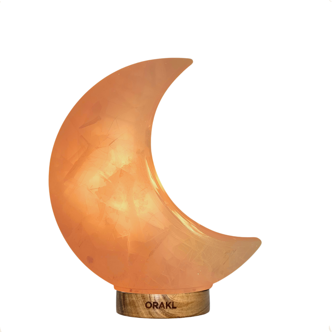 Dimbare Himalaya zoutlamp Selene - 3-4 KG