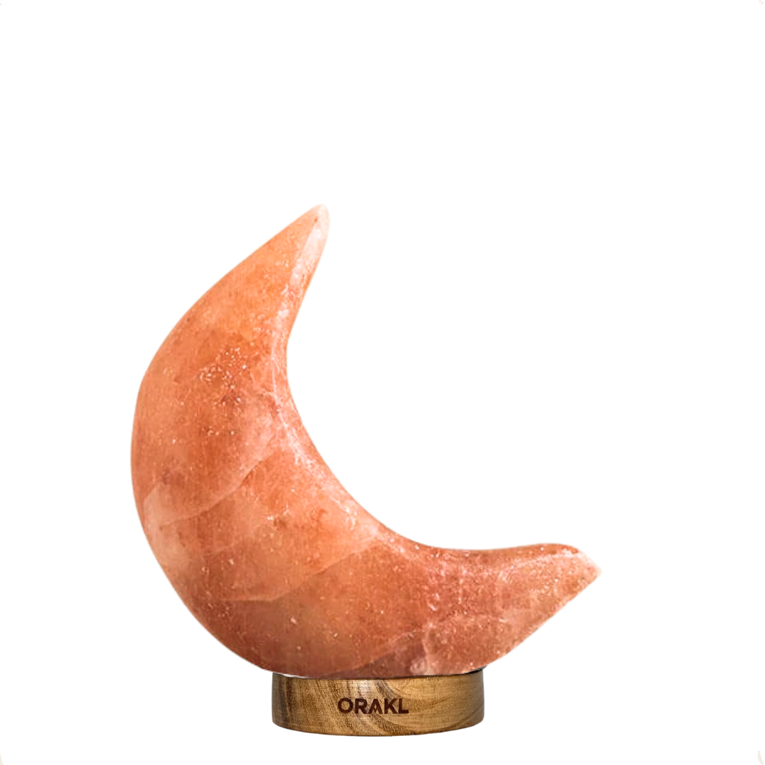 Dimbare Himalaya zoutlamp Selene - 3-4 KG