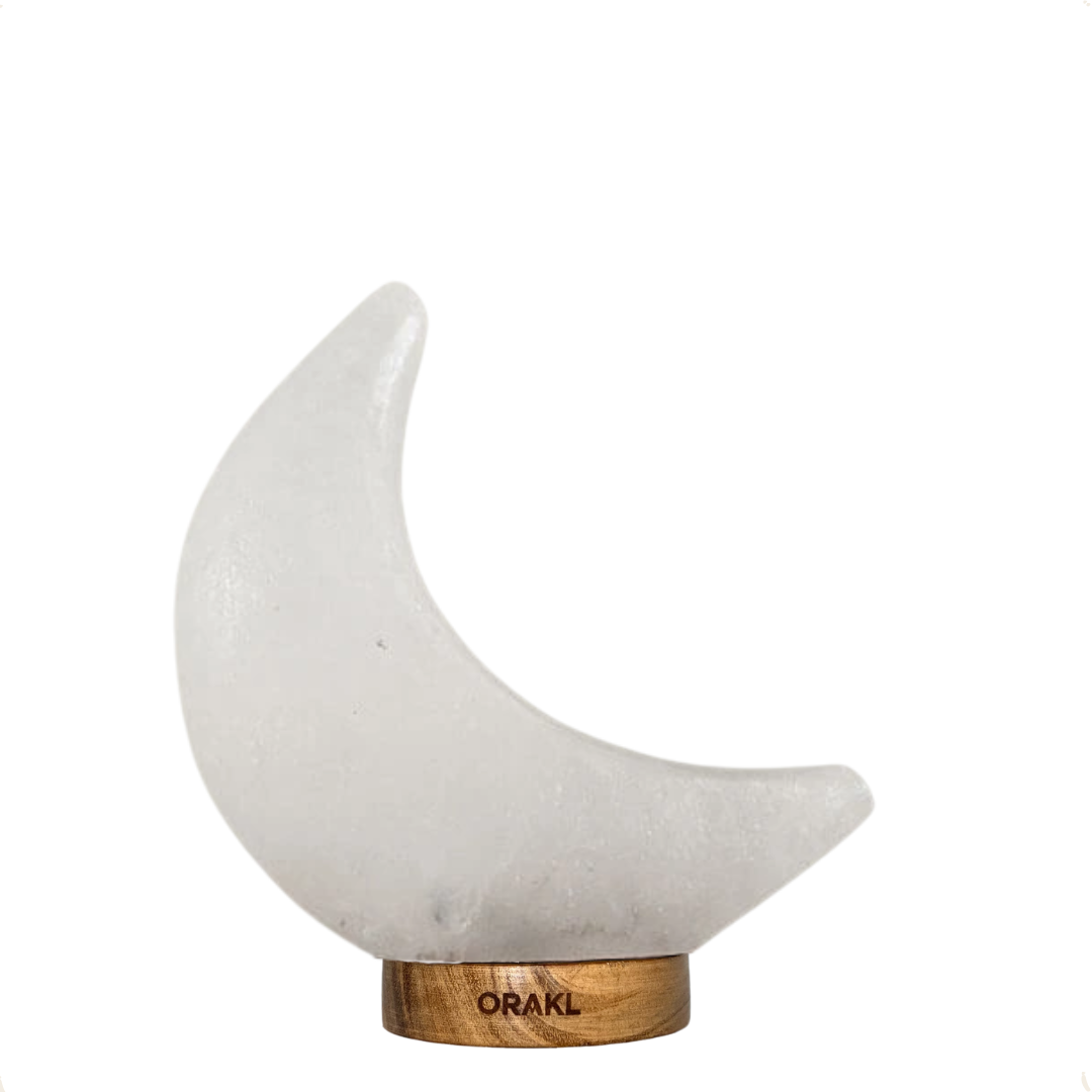 Dimbare Himalaya zoutlamp Selene - 3-4 KG