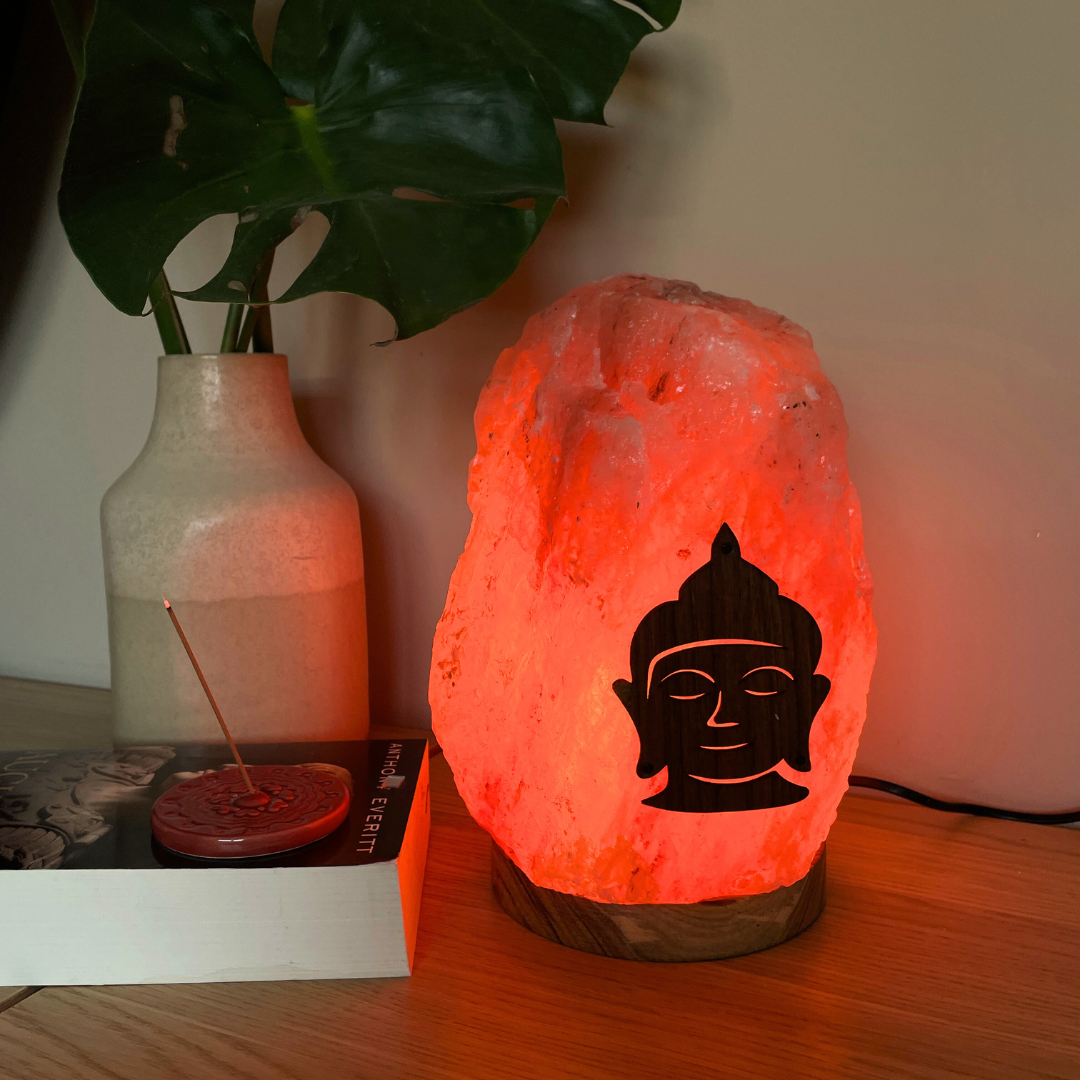 Dimbare Himalaya zoutlamp Bodhi - 6-8 KG