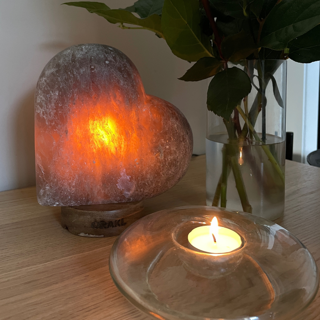 Dimbare Himalaya zoutlamp Julia - 3-4 KG