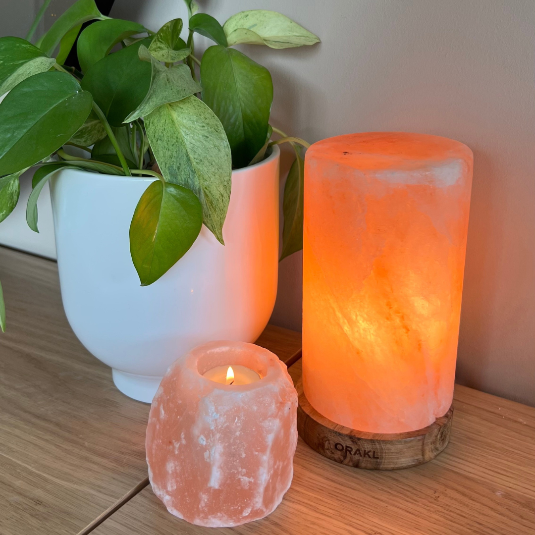 Dimbare Himalaya zoutlamp Radiance - 3-4 KG