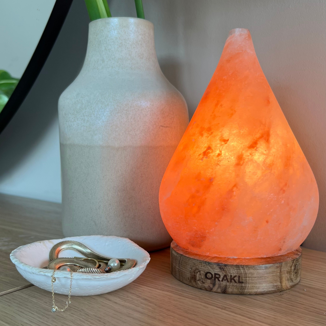 Dimbare Himalaya zoutlamp Rain - 3-4 KG