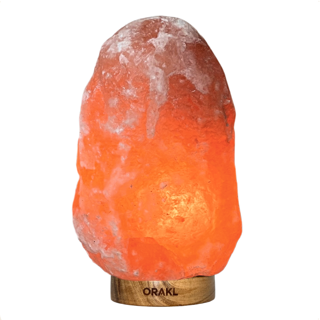 Dimbare Himalaya zoutlamp Aura - 8-10 KG