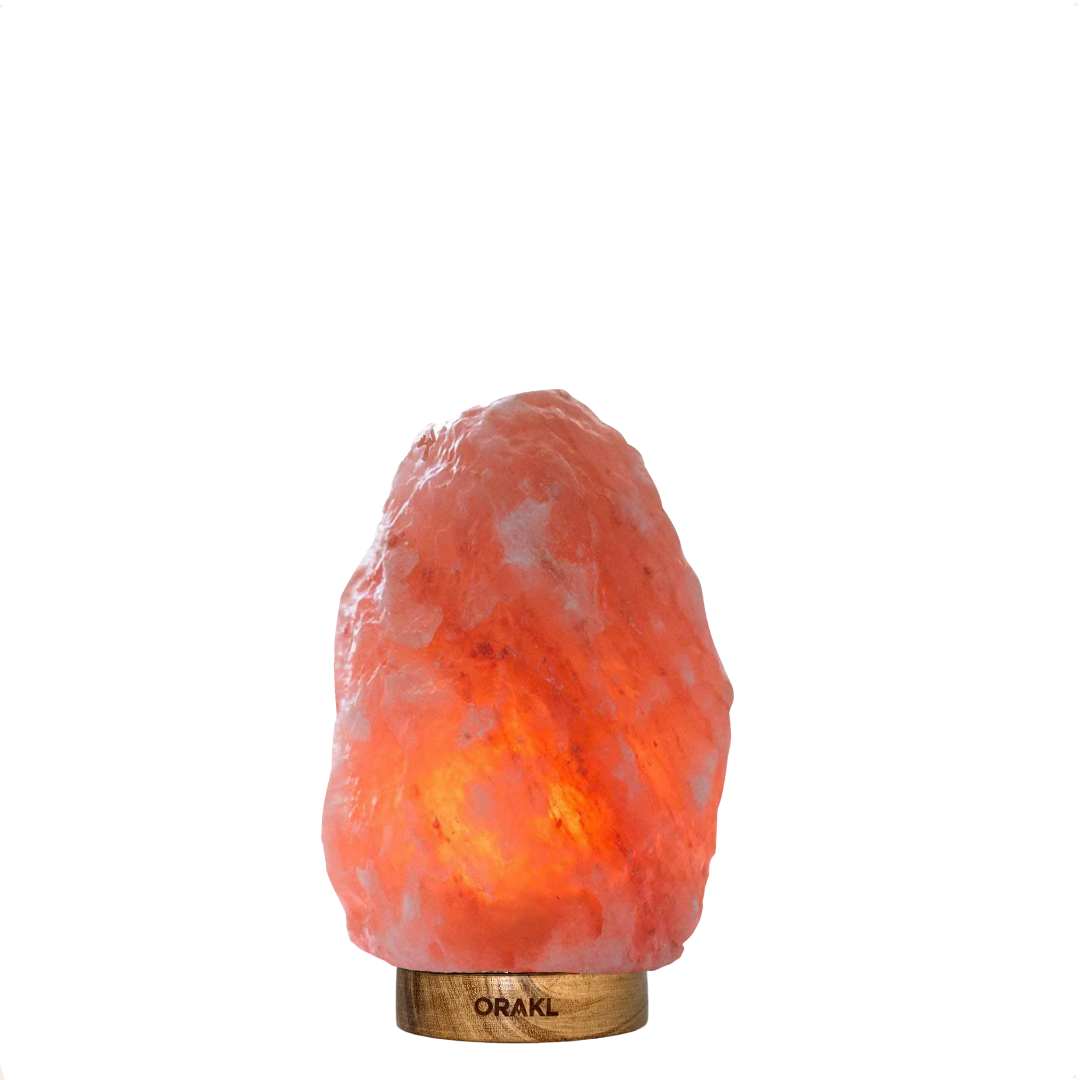 Dimbare Himalaya zoutlamp Aura - 2-4 KG