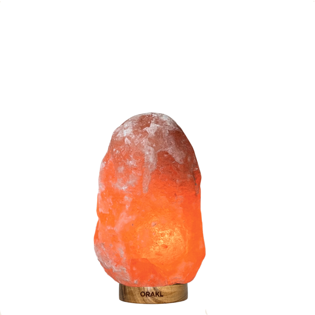 Dimbare Himalaya zoutlamp Aura - 2-4 KG