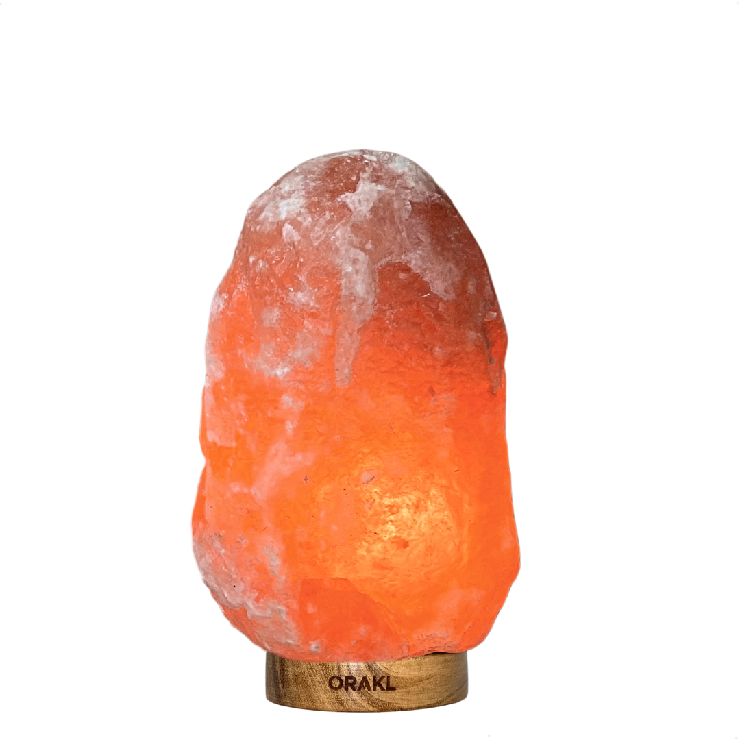 Dimbare Himalaya zoutlamp Aura - 6-8 KG