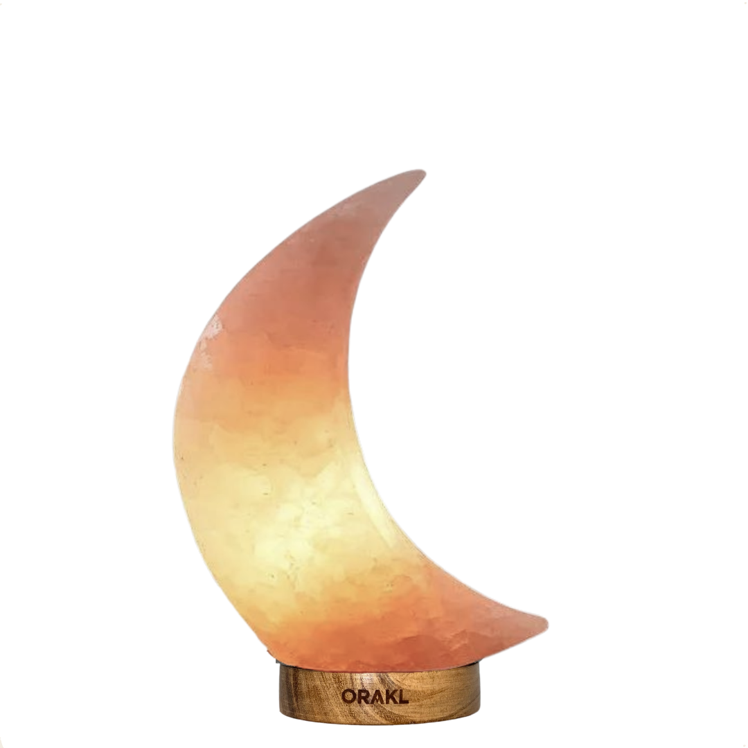 Lampe de sel de l'Himalaya à intensité variable Selene - 3-4 KG