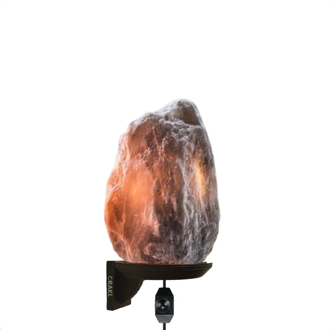 Dimbare Himalaya wandlamp Ari - Grijs