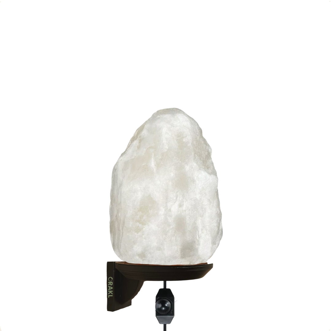 Dimbare Himalaya wandlamp Ari - Wit