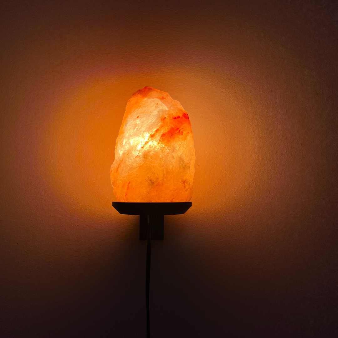 Dimbare Himalaya wandlamp Ari - Oranje