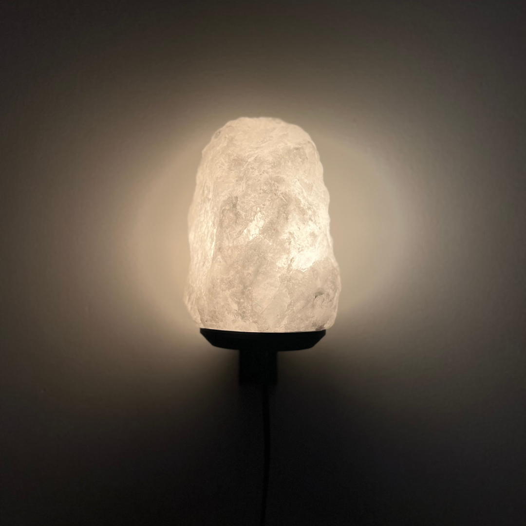 Dimbare Himalaya wandlamp Ari - Wit