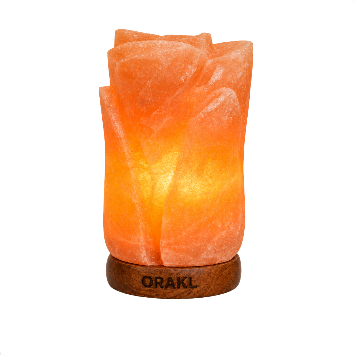 Dimbare Himalaya zoutlamp Lotus - 2-4 KG