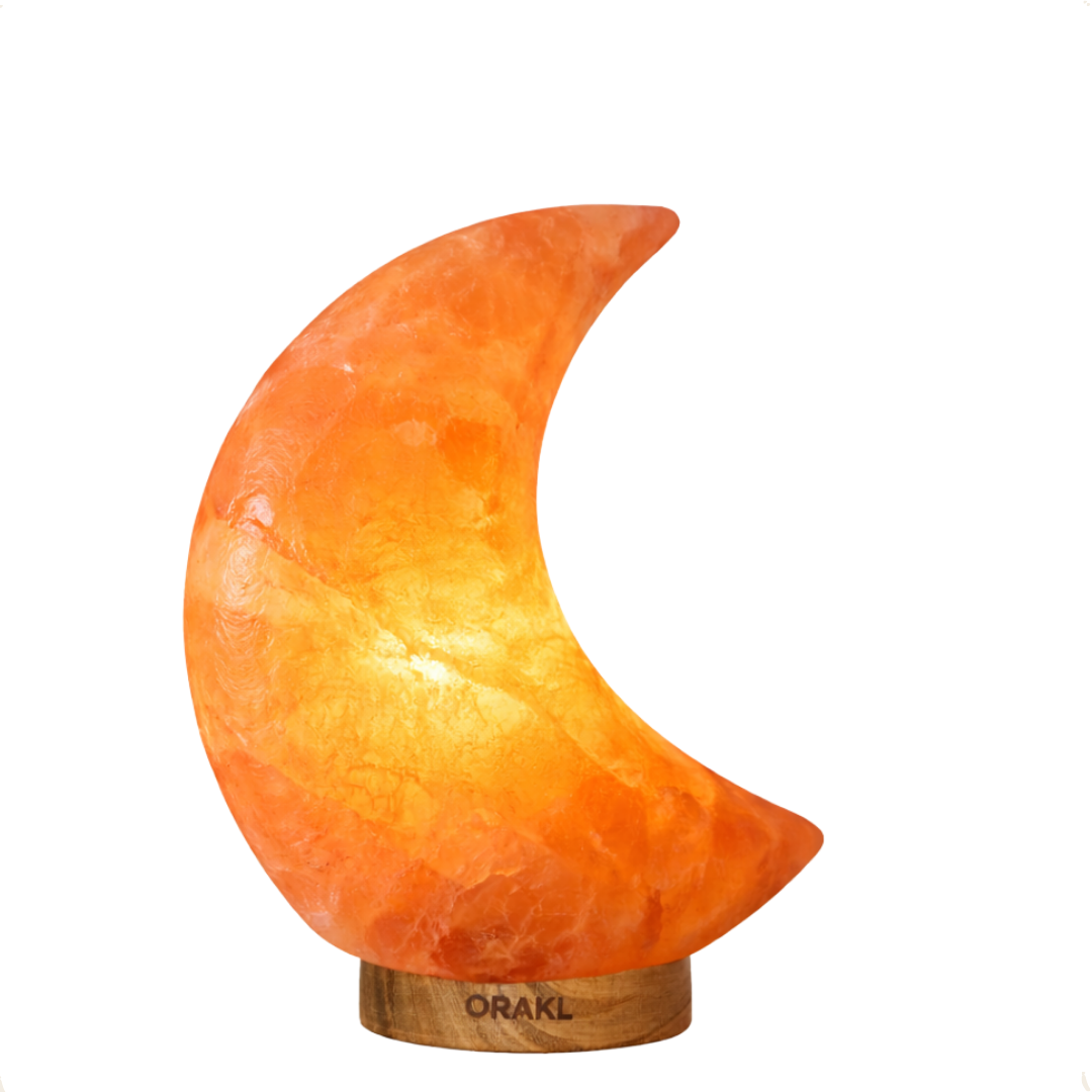 Dimbare Himalaya zoutlamp Selene - 3-4 KG