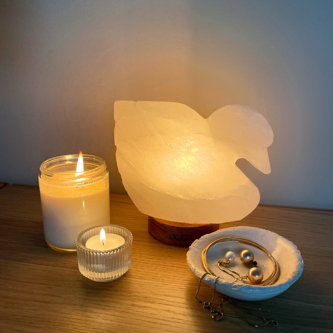 Dimbare Himalaya zoutlamp Grace - 3-4 KG
