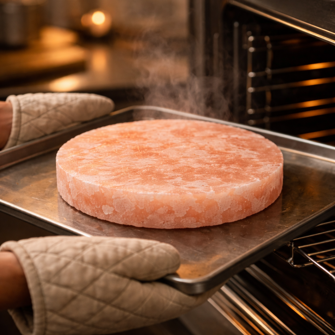 Ronde Himalaya grillsteen - 2-5 KG