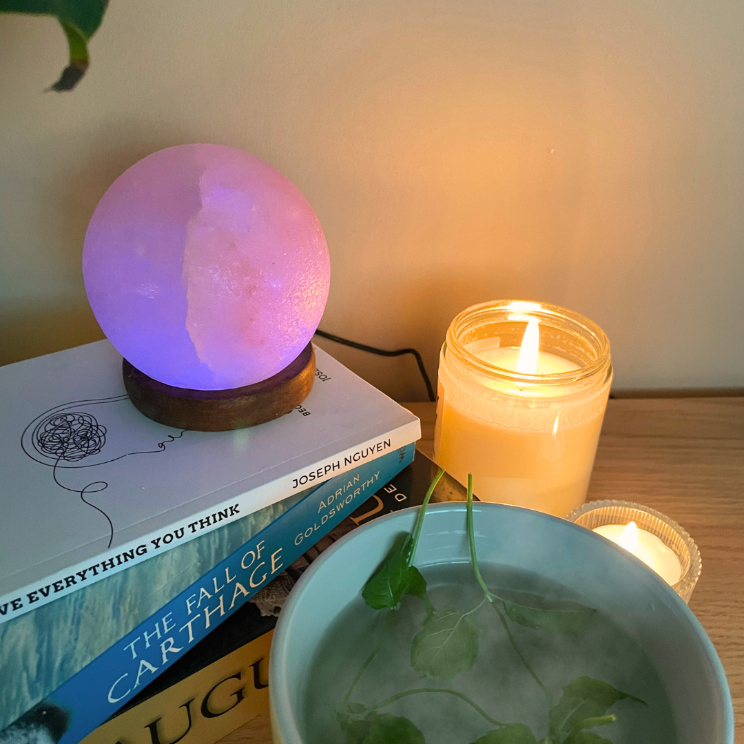 USB Himalaya zoutlamp Luna - 1 KG