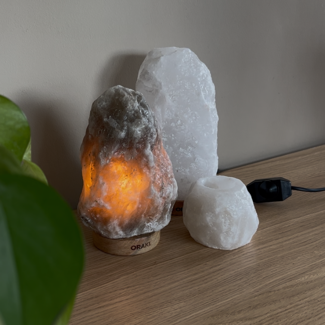 Dimbare Himalaya zoutlamp Meteor - 2-4 KG