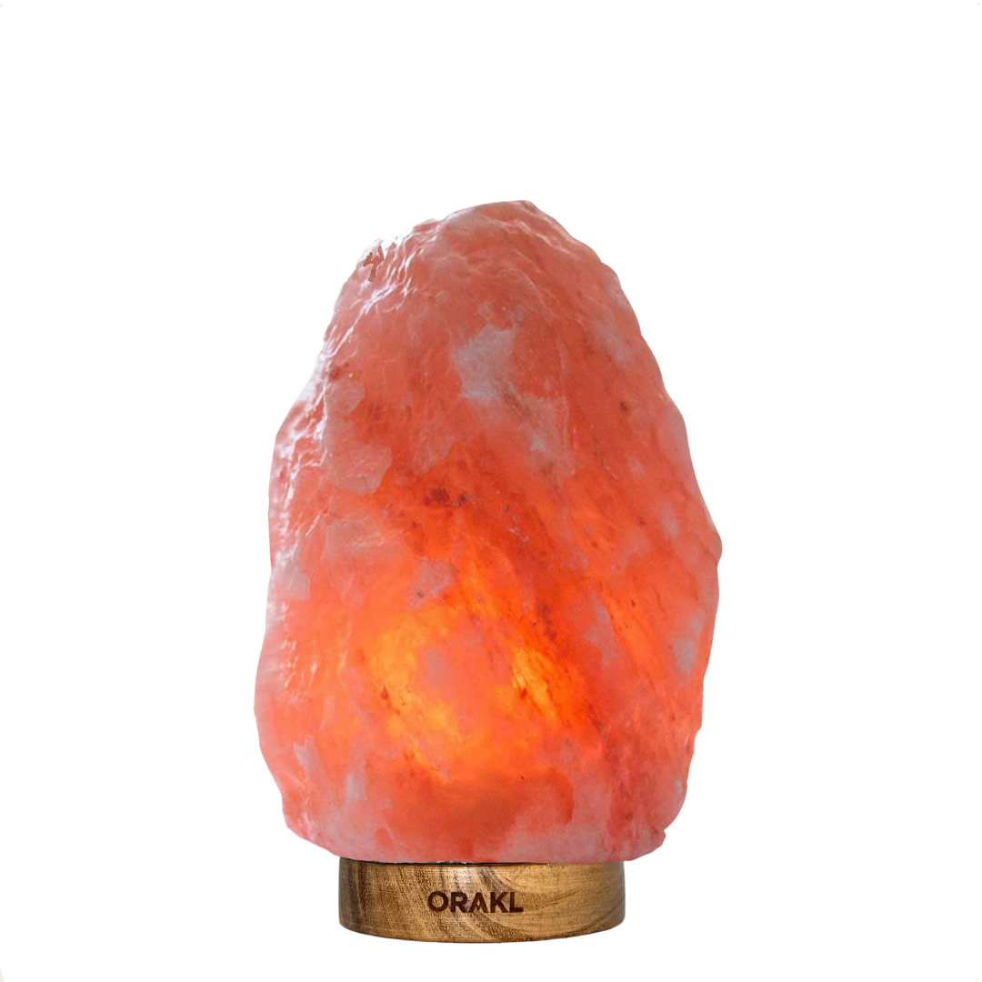 Dimbare Himalaya zoutlamp Aura - 4-6 KG